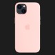 Оригінальний чохол Apple Silicone Case with MagSafe для iPhone 13 (Chalk Pink) (MM283)