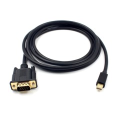 Кабель Mini DisplayPort M - VGA M 1.8м чорний