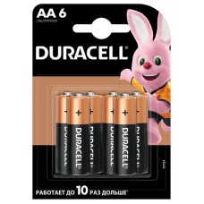 Батарейка Duracell Basic AA/LR06 MN1500 BL 6шт