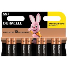 Батарейка Duracell MN1500 AA/LR06 BL 8шт