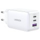 Зарядний пристрій 3xUSB 65W GaN (2хUSB-C+USB-A) CD244 Білий Ugreen