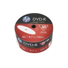 Диски DVD-R HP (69302 /DME00070WIP-3) 4.7GB 16x IJ Print, без шпинделя, 50 шт