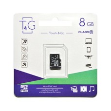 Карта пам`ятi MicroSDHC 8GB Class 10 T&G (TG-8GBSDCL10-00)