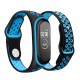 Ремінець BeCover Nike Style для Xiaomi Mi Smart Band 5/Mi Smart Band 6 Black-Blue (705150)