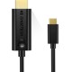 Кабель USB 3.1 Type-C M - HDMI M, 3.0m Thunderbolt 3 4K чорний Choetech