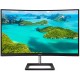 TFT 31.5" Philips 325E1C, VA, QHD, вигнутий, VGA, HDMI, DP, чорний з сріблястим