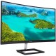 TFT 31.5" Philips 325E1C, VA, QHD, вигнутий, VGA, HDMI, DP, чорний з сріблястим