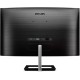 TFT 31.5" Philips 325E1C, VA, QHD, вигнутий, VGA, HDMI, DP, чорний з сріблястим