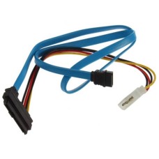 Кабель SATA 7pin (F) --> SAS (SFF-8482) 0.7 м.