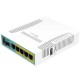 Маршрутизатор Mikrotik RB960PGS hEX PoE with 800MHz CPU, 128MB RAM, 5x Gigabit LAN (four with PoE out), SFP, USB, RouterOS L4, plastic case and PSU