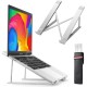 Підставка для ноутбука Choetech Foldable 90-136mm Laptop up 15.6" stand silver