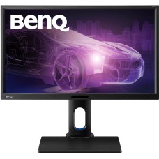 TFT 23.8" BenQ BL2420PT, QHD, IPS, DVI-DL, DP, HDMI, USB, Pivot, HAS, колонки, чорний