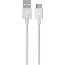 Кабель Ttec AlumiCable USB - USB Type-C (M/M), 1.2 м, Silver (2DK18G)