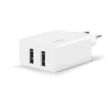 Мережевий зарядний пристрій Ttec SmartCharger DUO 2хUSB 2.4А/12Вт White (2SCS21B)