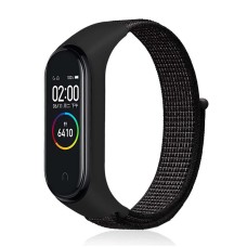 Ремінець BeCover Nylon Style для Xiaomi Mi Smart Band 5/Mi Smart Band 6 Black (705415)