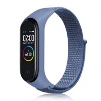 Ремінець BeCover Nylon Style для Xiaomi Mi Smart Band 5/Mi Smart Band 6 Blue (705417)