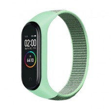 Ремінець BeCover Nylon Style для Xiaomi Mi Smart Band 5/Mi Smart Band 6 Mint (705426)