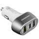 Автозарядка 3xUSB (USB-C, 2xUSB-A) PD/QC3.0 біла Modecom