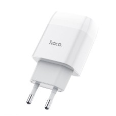 Зарядний пристрій Hoco C72A Glorious (1USB, 2.1А) White (6931474712899)