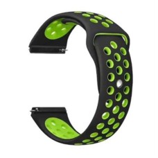 Ремінець BeCover Nike Style для Huawei Watch GT/GT 2 46mm/GT 2 Pro/GT Active/Honor Watch Magic 1/2/GS Pro/Dream Black-Green (705793)