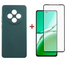 Чохол-накладка Dengos для Oppo Reno 12 F/FS Green (DG-KM-115) + захисне скло