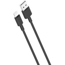 Кабель XO NB156 USB - Lightning (M/M), 1 м, Black (NB156-L-1-BK)