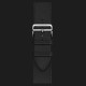 Apple Watch Series 8 45mm Hermès Silver Stainless Steel Case with Noir Single Tour Deployment Buckle