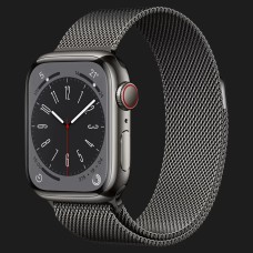 Оригінальний сталевий ремінець Apple Milanese Loop для Apple Watch 38/40/41mm (Graphite) (MTJM3)