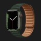 Оригінальний ремінець для Apple Watch 38/40/41 mm Leather Link (Sequoia Green) (ML7Q3)