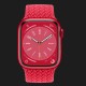 Apple Watch Series 8 41mm PRODUCT(RED) Aluminum Case with (PRODUCT)RED Braided Solo Loop