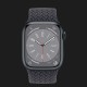 Apple Watch Series 8 41mm Midnight Aluminum Case with Midnight Braided Solo Loop (MNPC3 + MPA73)