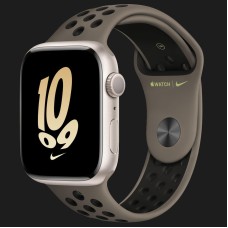 Оригінальний ремінець Apple Nike Sport Band для Apple Watch 38/40/41mm (Olive Grey/Black) (MPGT3)