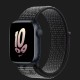 Оригінальний ремінець Apple Nike Sport Loop для Apple Watch 38/40/41mm (Black/Summit White) (MPHW3)