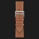 Apple Watch Series 8 45mm Hermès Silver Stainless Steel Case with Gold H Diagonal Single Tour