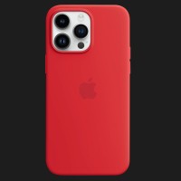 Оригінальний чохол Apple Silicone Case with MagSafe для iPhone 14 Pro (PRODUCT) RED (MPTG3)