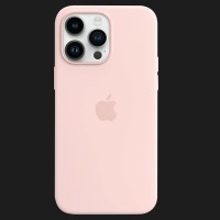 Оригінальний чохол Apple Silicone Case with MagSafe для iPhone 14 Pro Max (Chalk Pink) (MPTT3)