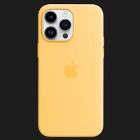 Оригінальний чохол Apple Silicone Case with MagSafe для iPhone 14 Pro Max (Sunglow) (MPU03)