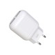 Мережевий зарядний пристрій XO L78 (2USBх2.4A) White (L78-M-WH) + кабель microUSB