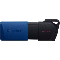 USB Flash Kingston 64GB USB 3.2 Gen1 DataTraveler Exodia M Black/Blue, Retail