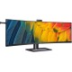 TFT 44,5" Philips 45B1U6900CH, Dual QHD, VA, вигн., 2xHDMI, DP, USB-C, RJ-45, USB-hub, cam, HAS, кол