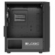 Корпус LogicConcept ATOS MESH+GLASS ARGB fans 3x120mm BLACK без БЖ mATX