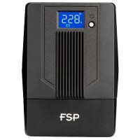 ДБЖ FSP iFP-800, 800ВА/480Вт, LCD, Schuko*2. 230V/50Hz ,w/o RJ45,w/ USB, Black, 12V/9Ah*1,CIS