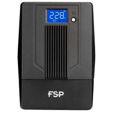 ДБЖ FSP iFP-800, 800ВА/480Вт, LCD, Schuko*2. 230V/50Hz ,w/o RJ45,w/ USB, Black, 12V/9Ah*1,CIS