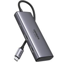 Док-станція USB3.1 Type-C --> HDMIx2 4K60Hz (8k30Hz)/USB 3.0x2/Type-C/PD 100W CM498 6 in 1 Ugr