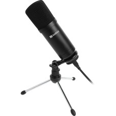 Ігровий стрім мікрофон Sandberg Desk Microphone USB, кабель 2,5м.