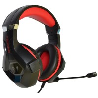 Навушники з мікрофоном Microlab  G7 black+red