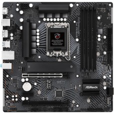 ASRock B760M PG LIGHTNING/D4 (1700/B760, 4*DDR4, 2xPCIex16, 4xSATAІІІ, 3xM.2, GLan, 7.1ch, mATX)