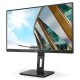 TFT 27" AOC U27P2CA, IPS 4K UHD, 4ms, HDMIx2, DP, USB hub, USB-C, HAS, Pivot,  колонки, чорний