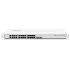 Комутатор Mikrotik CRS326-24G-2S+RM (24x1G, 2xSFP+, L3)