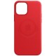 Оригінальний чохол Apple Leather Case with MagSafe для iPhone 12 Pro Max (PRODUCT RED) (MHKJ3)